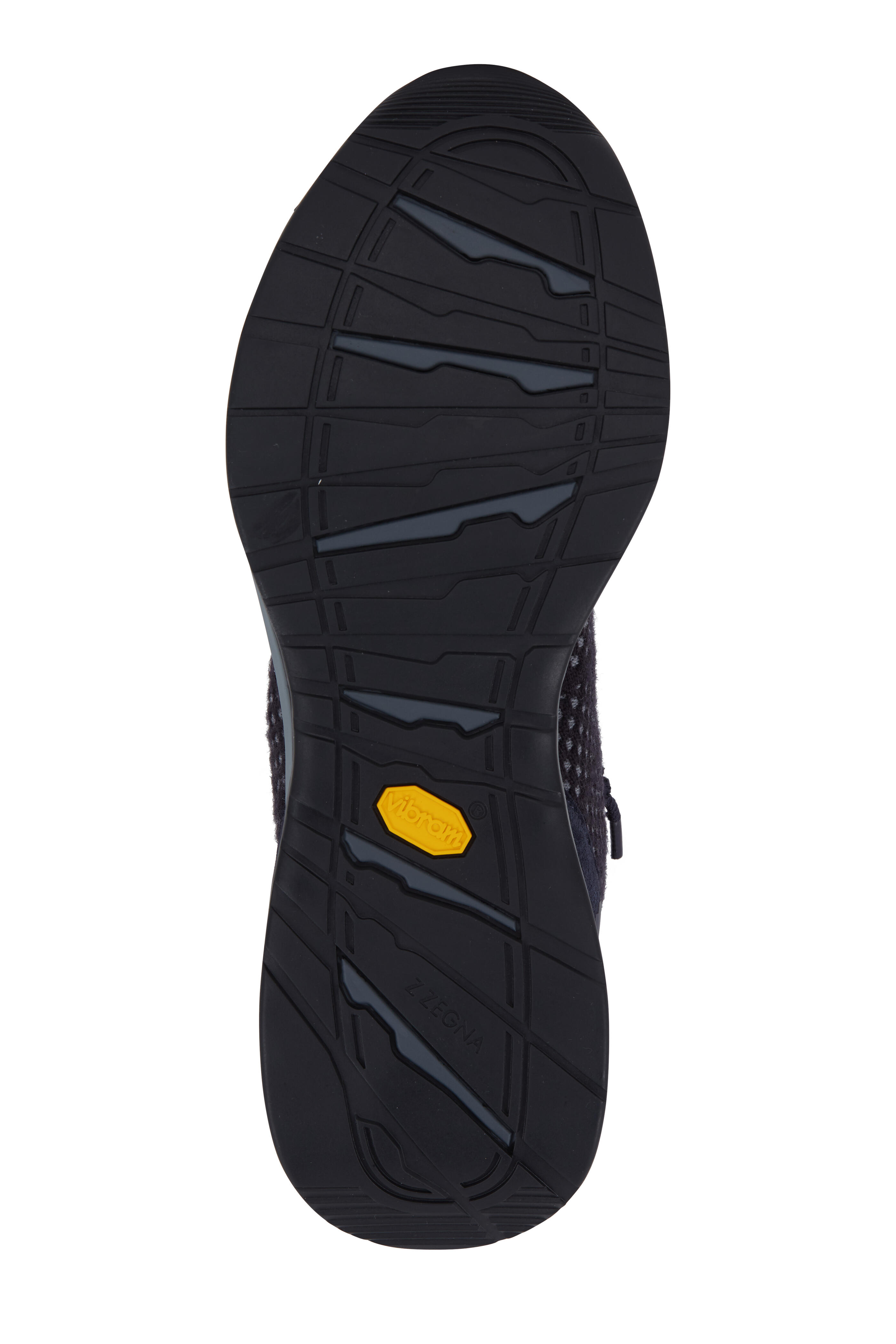 Zegna - A-Maze Navy Blue Techmerino Sneaker | Mitchell Stores