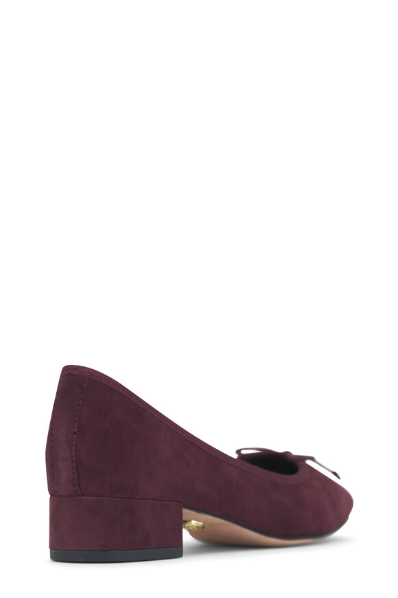 Veronica Beard - Cecile Acai Suede Ballet Pump, 30mm