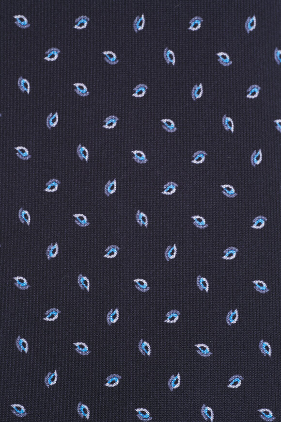 Brioni - Midnight Micro Paisley Silk Necktie