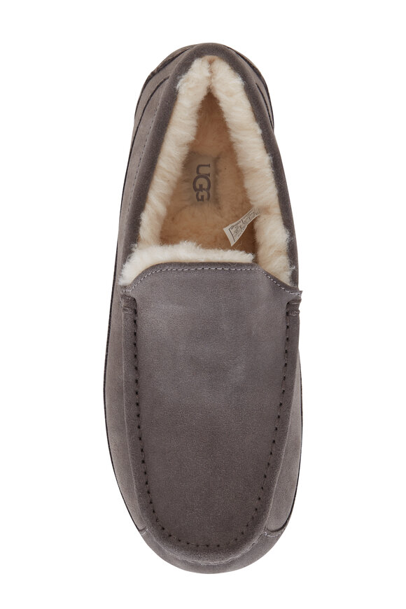 Ugg - Ascot Gray Suede Shearling Slipper