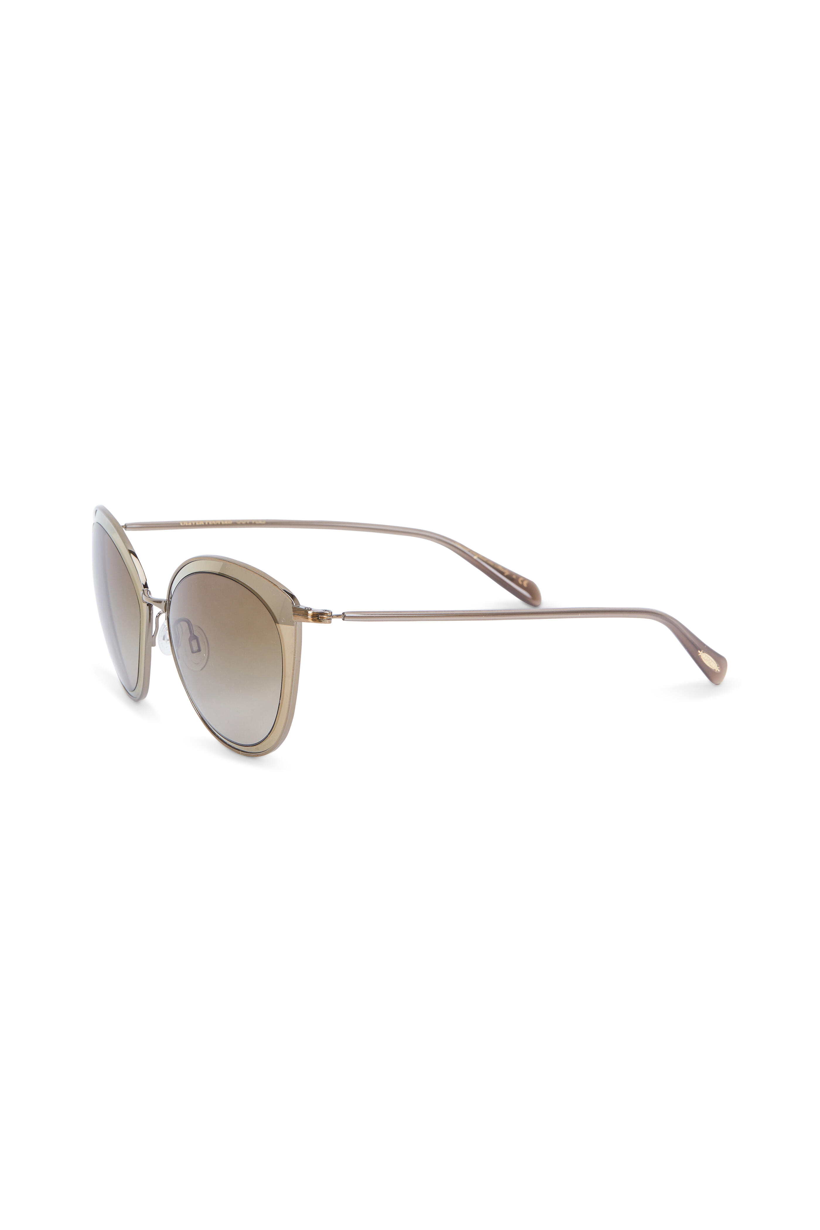 Oliver Peoples - Gwynne Antique Gold Sunglasses