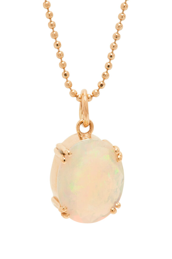 Loriann - Ethiopian Opal Pendant Necklace