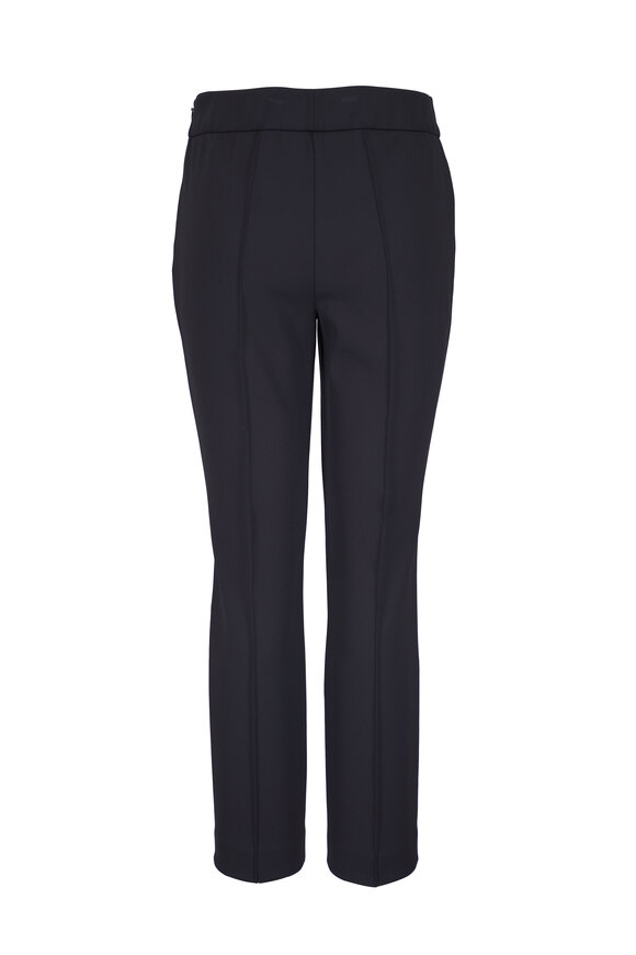 Lafayette 148 New York Scuba Gramercy Black Slim Ankle Pant - view 5