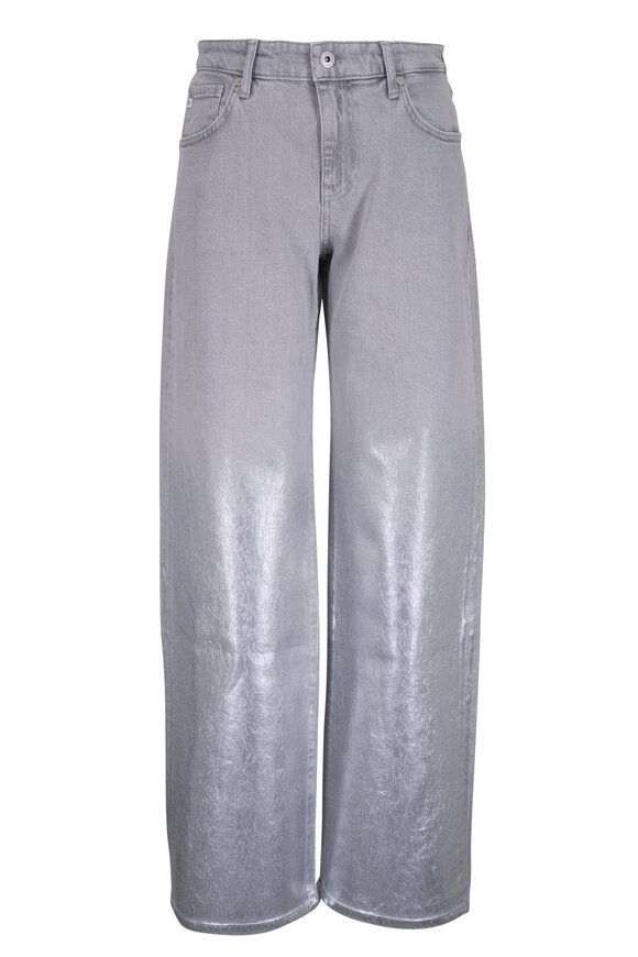 AG Adria Silver Myst Wide Leg Jean