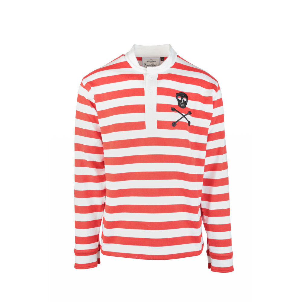 Rowing Blazers ラガーシャツ M 赤/紺 Rowing Blazers Rugby | Tracksmith