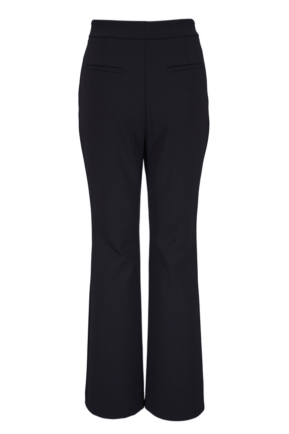 Lafayette 148 New York Gates Black Jersey Scuba Flare Ankle Pant - view 5