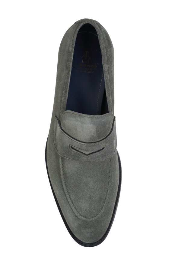 Di Bianco - Aviano Suede Castor Gray Loafer