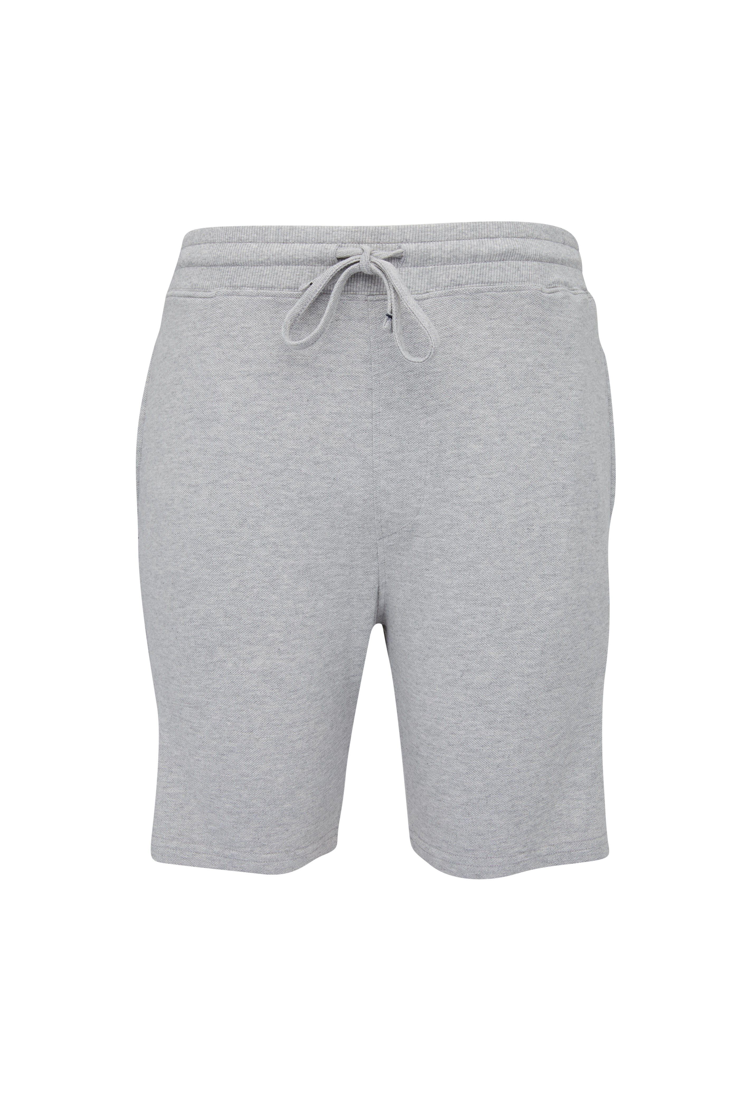 WAHTS - Key Light Grey Mélange Piqué Shorts