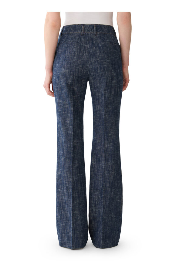 Lafayette 148 New York Reade Indigo Flare Leg Pant - view 3