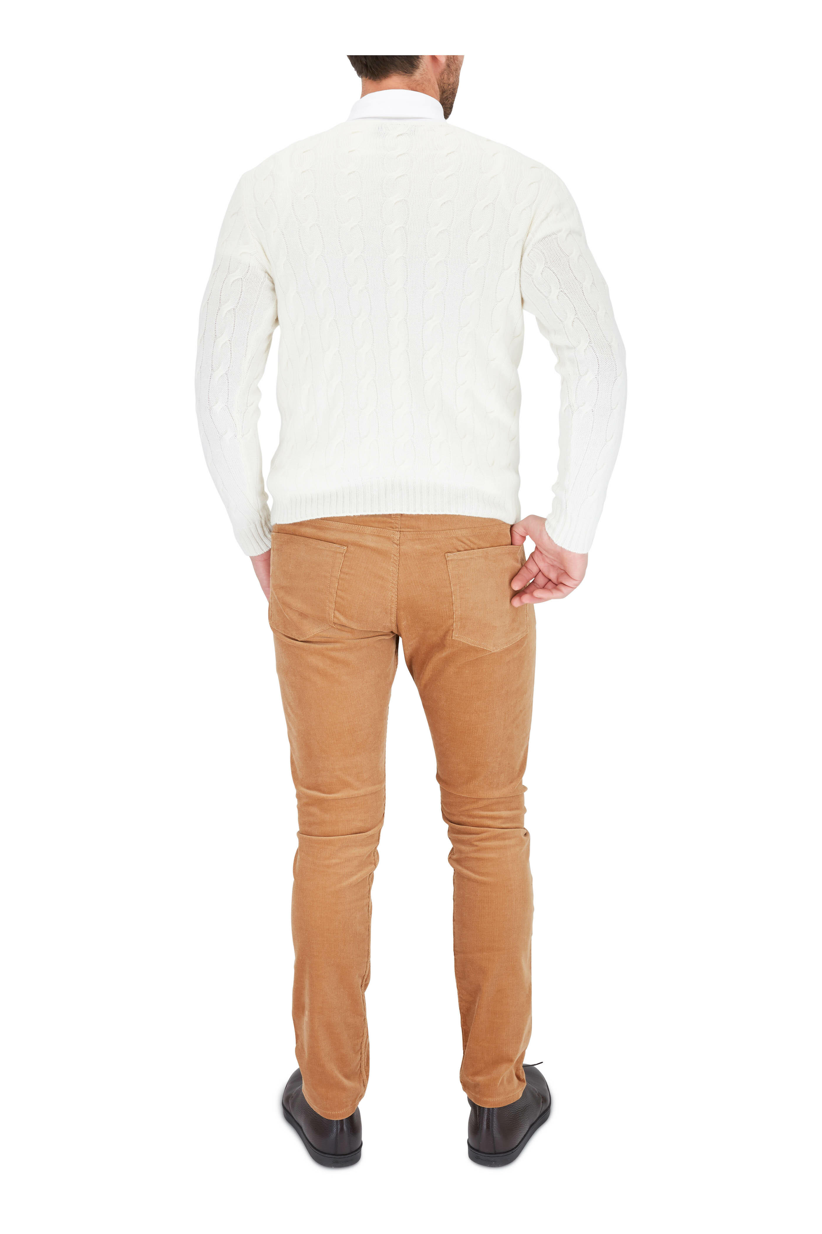 Ralph Lauren Purple Label - Classic White Short Sleeve Piqué Polo