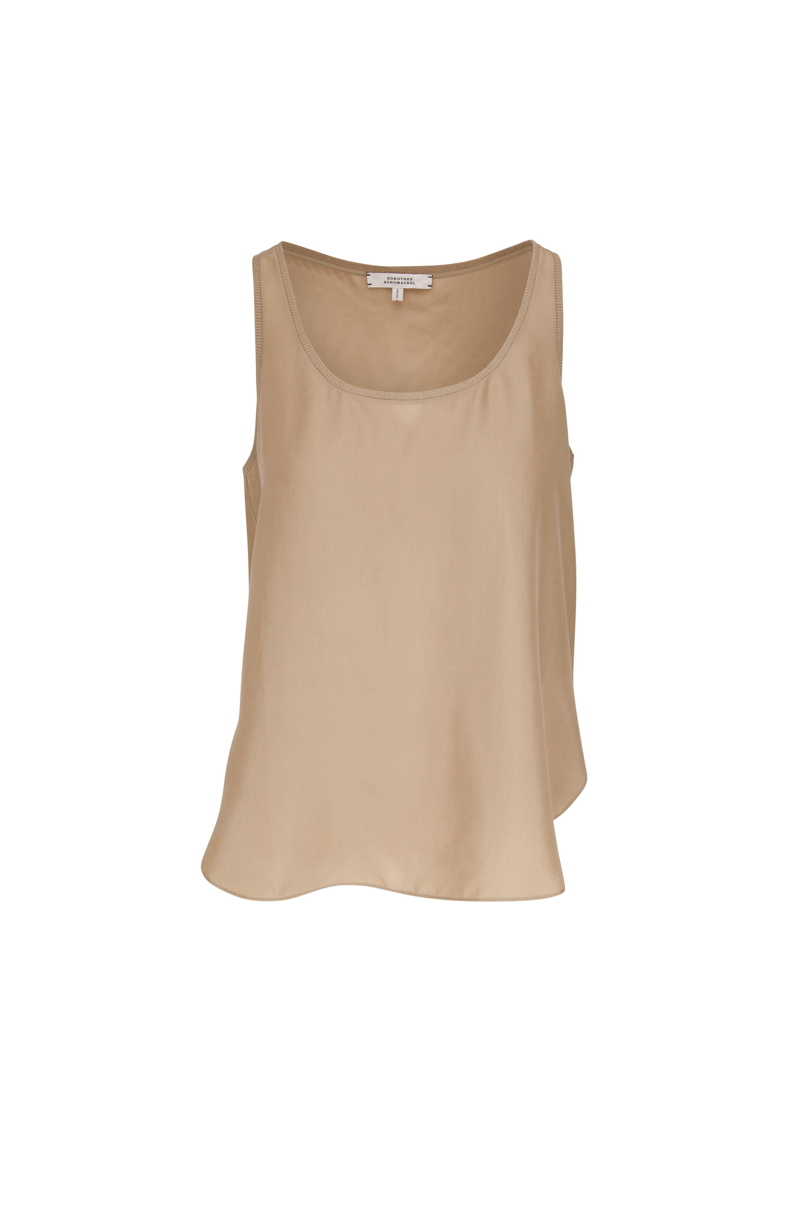 Dorothee Schumacher - Heritage Ease Khaki Silk Top