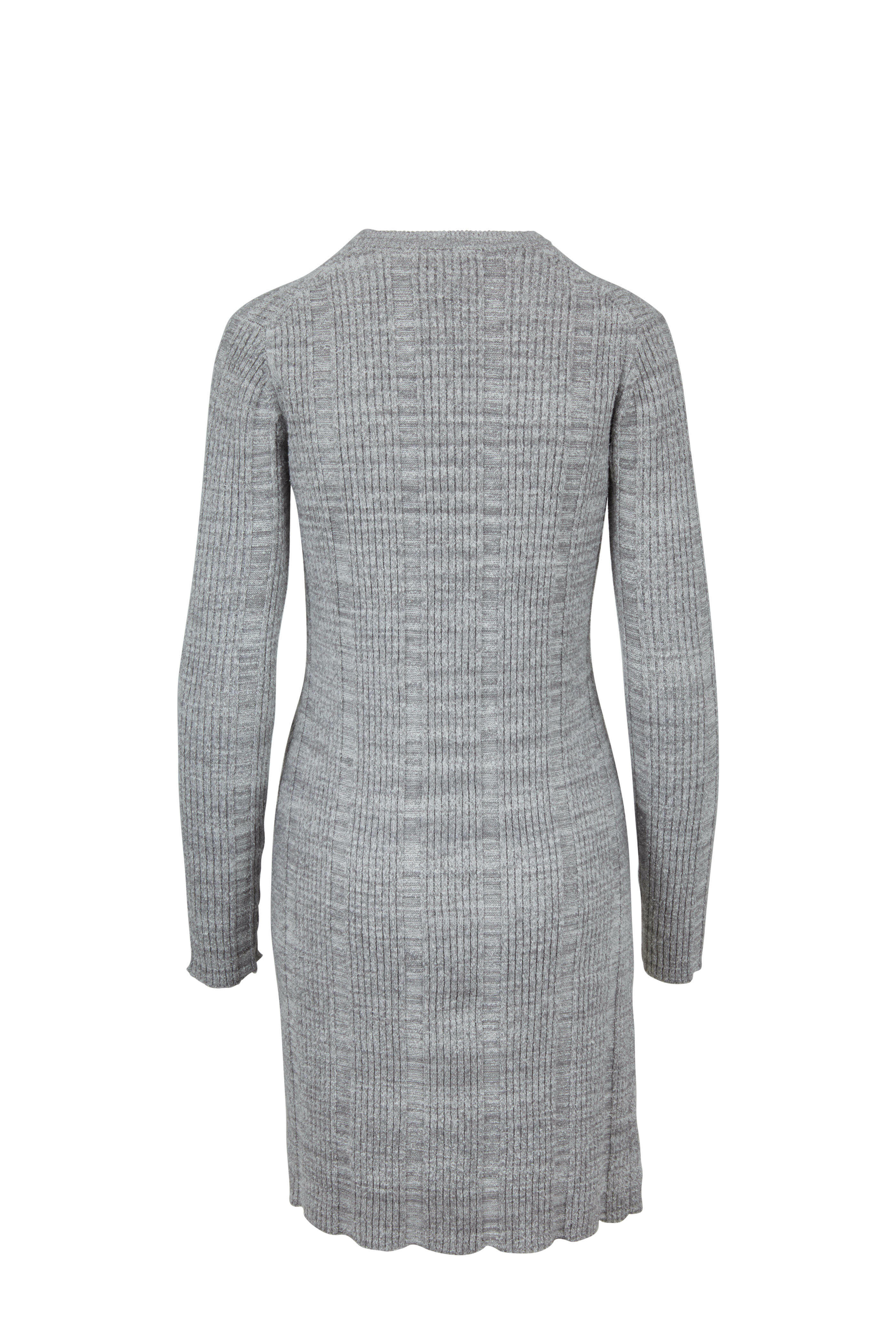 Elizabeth & James - Kellen Flannel Gray Ribbed Knit Tunic