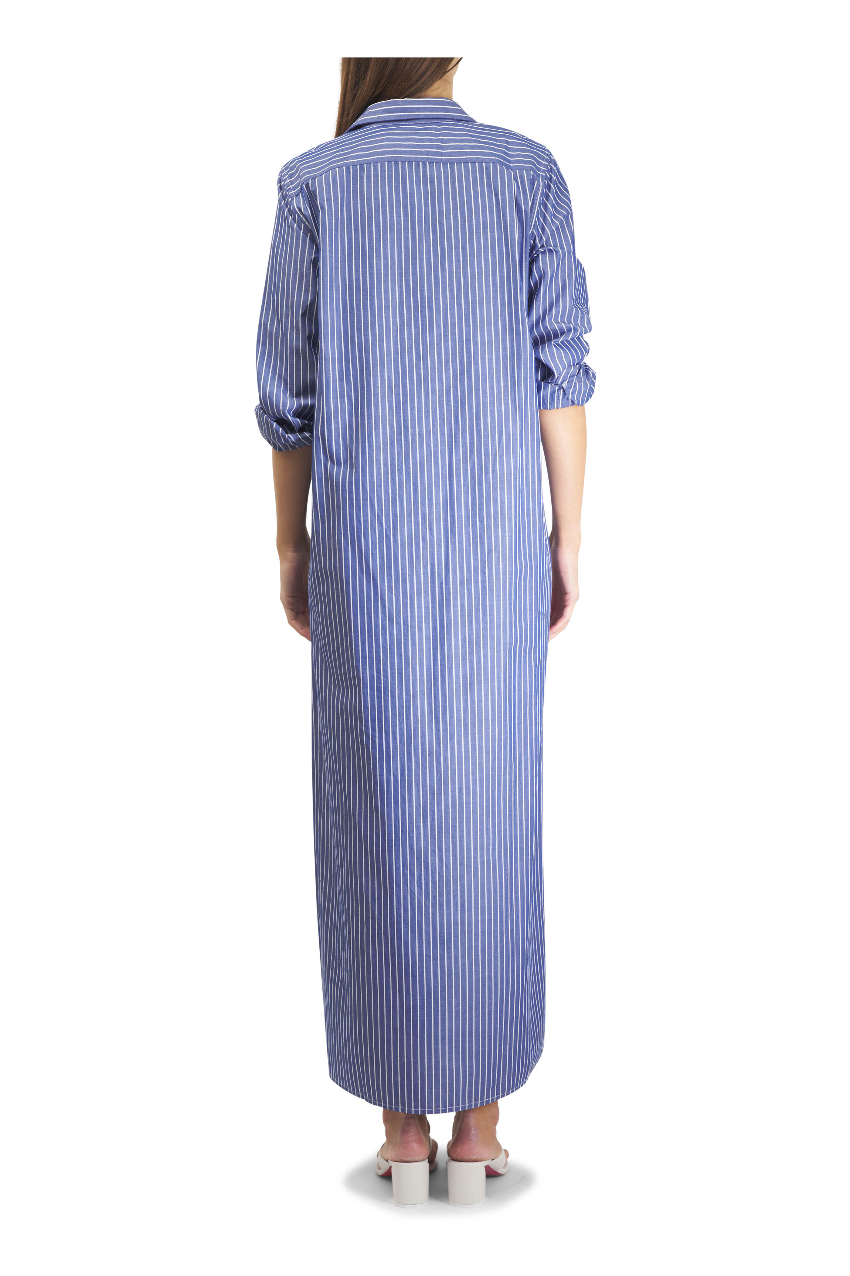 Christian Louboutin - Janetonga White Thong Leather Sandal, 55mm