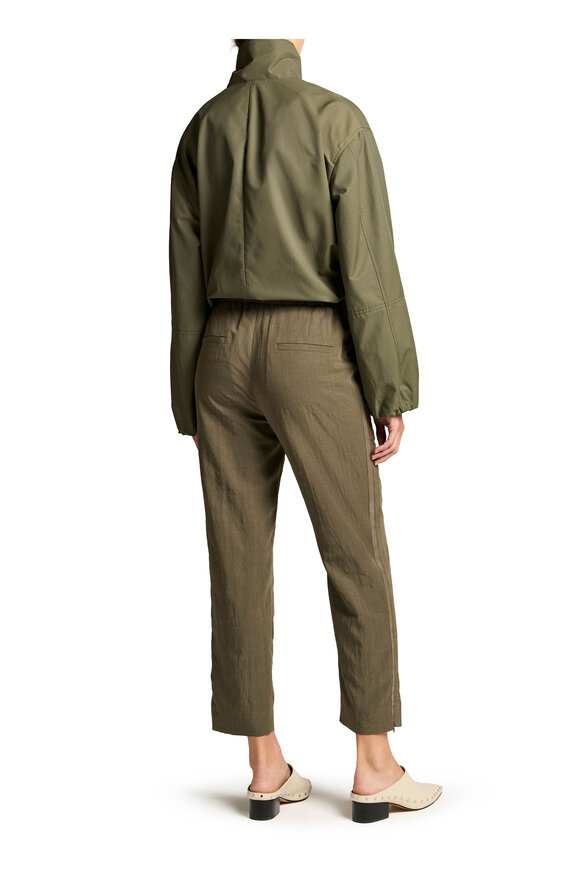 Vince Grace Sea Green Side Strap Mid-Rise Pull-On Pant - view 3