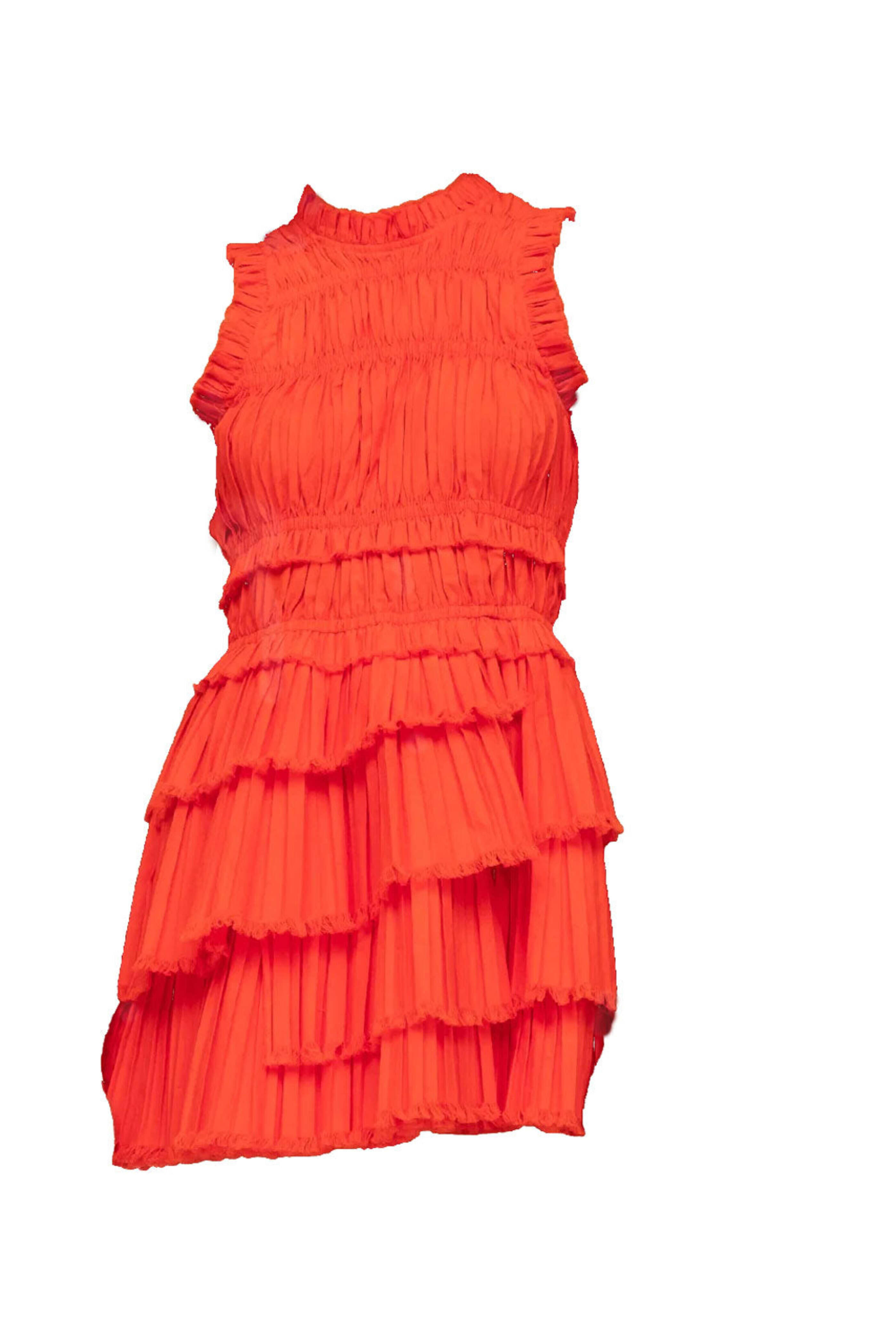 Sea NYC - Poppy Pleated Geir Mini Dress