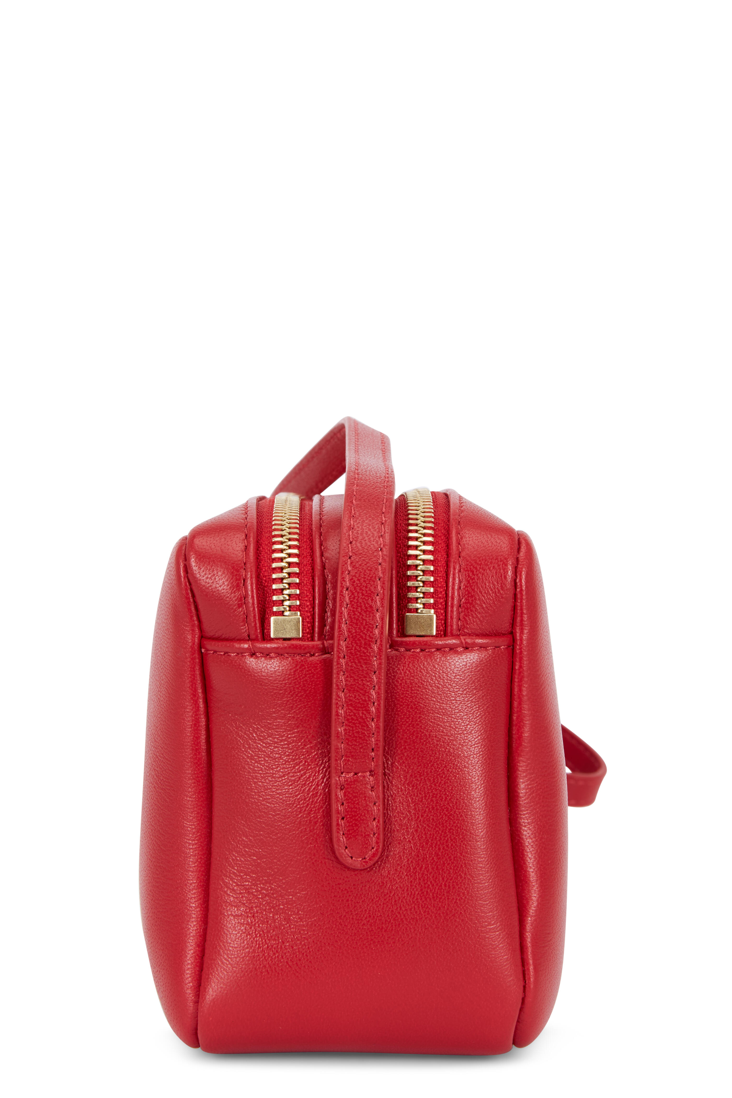 Judith Leiber Leather Crossbody Bag - Red Crossbody Bags, Handbags