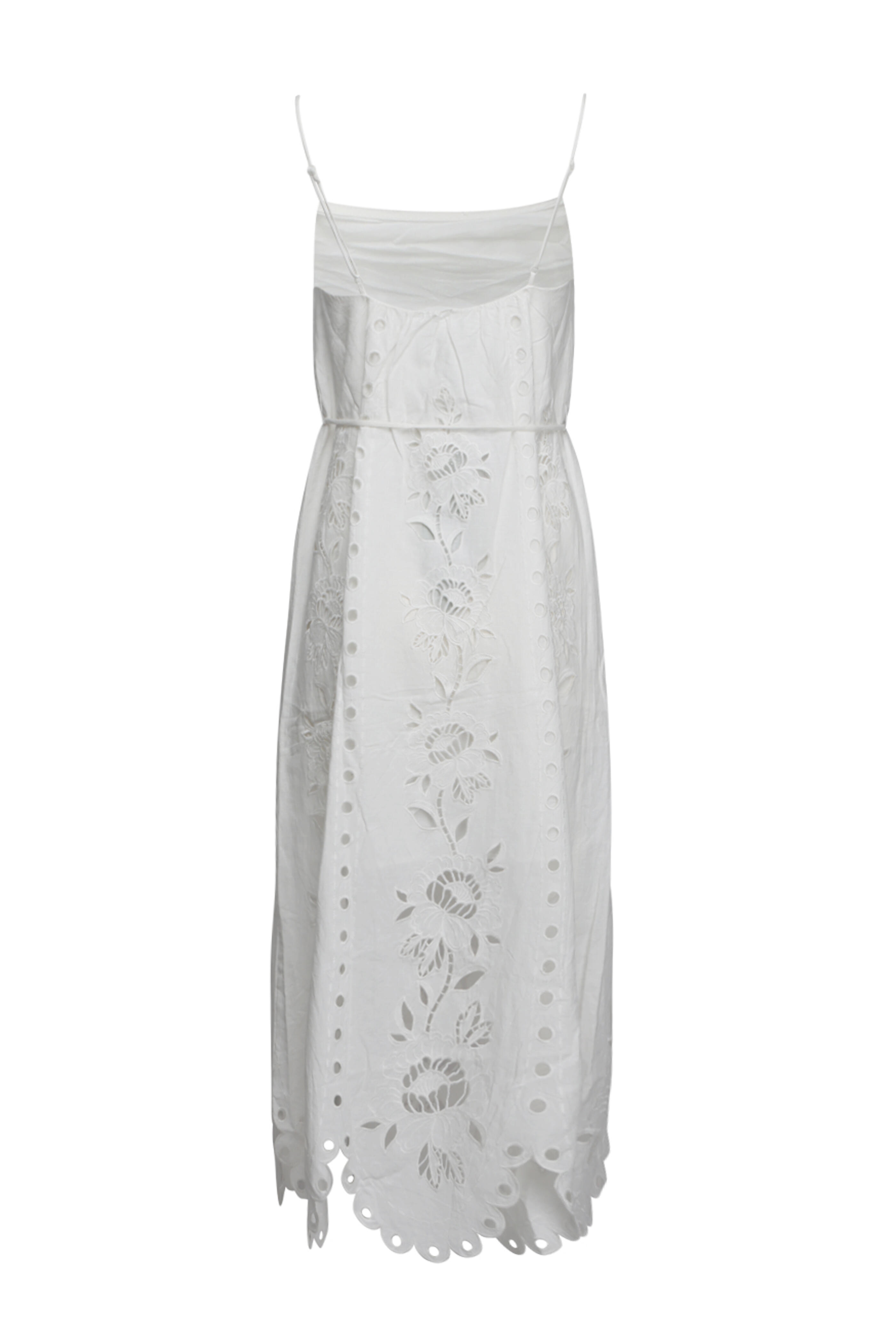 Farm Rio - Richelieu Off White Belted Maxi Dress