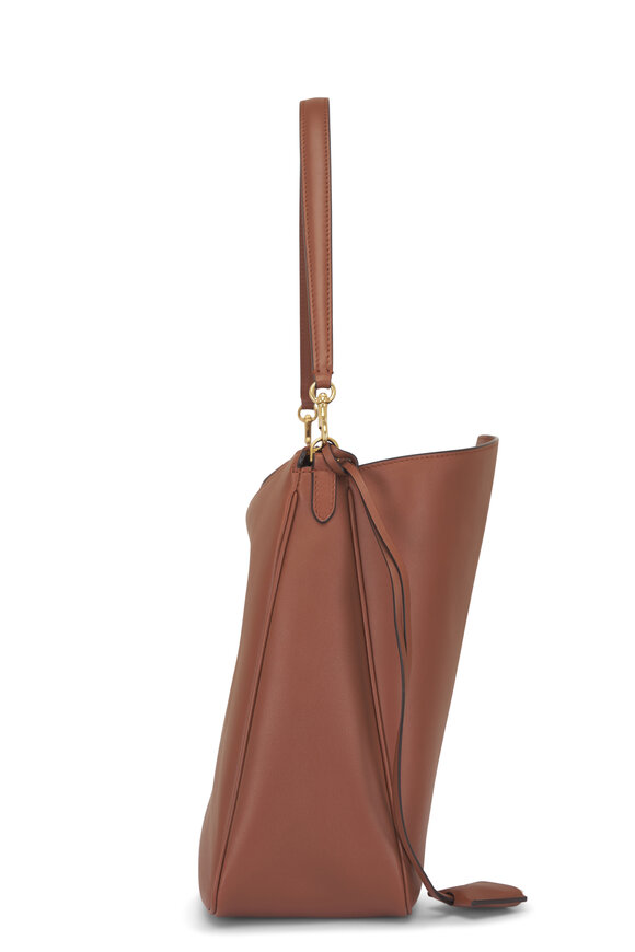 Balenciaga Medium Rodeo Tan Leather Hobo Bag - view 4
