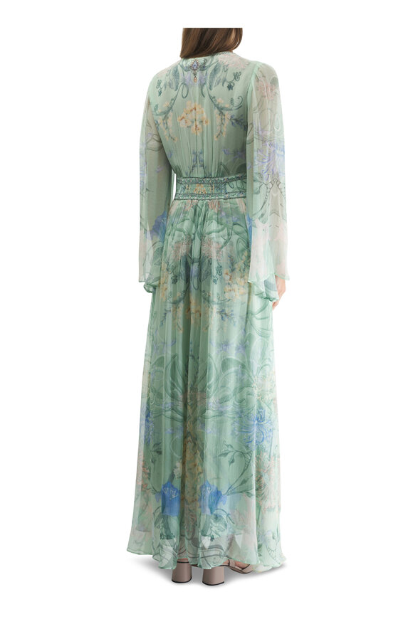 Camilla - Dreaming in Dutch Silk Maxi Dress 