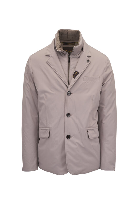 Moorer Gray Down Blazer
