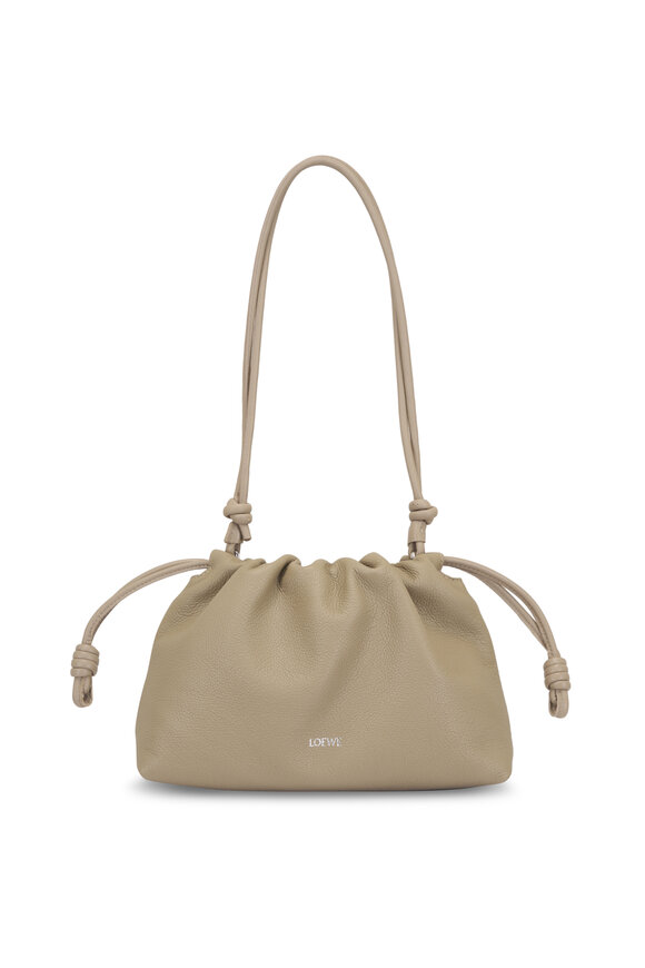 Loewe Medium Flamenco Clay Fine Grained Leather Clutch