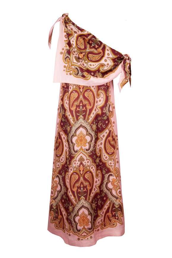Alémais Porter Burgundy Maxi Dress - view 2