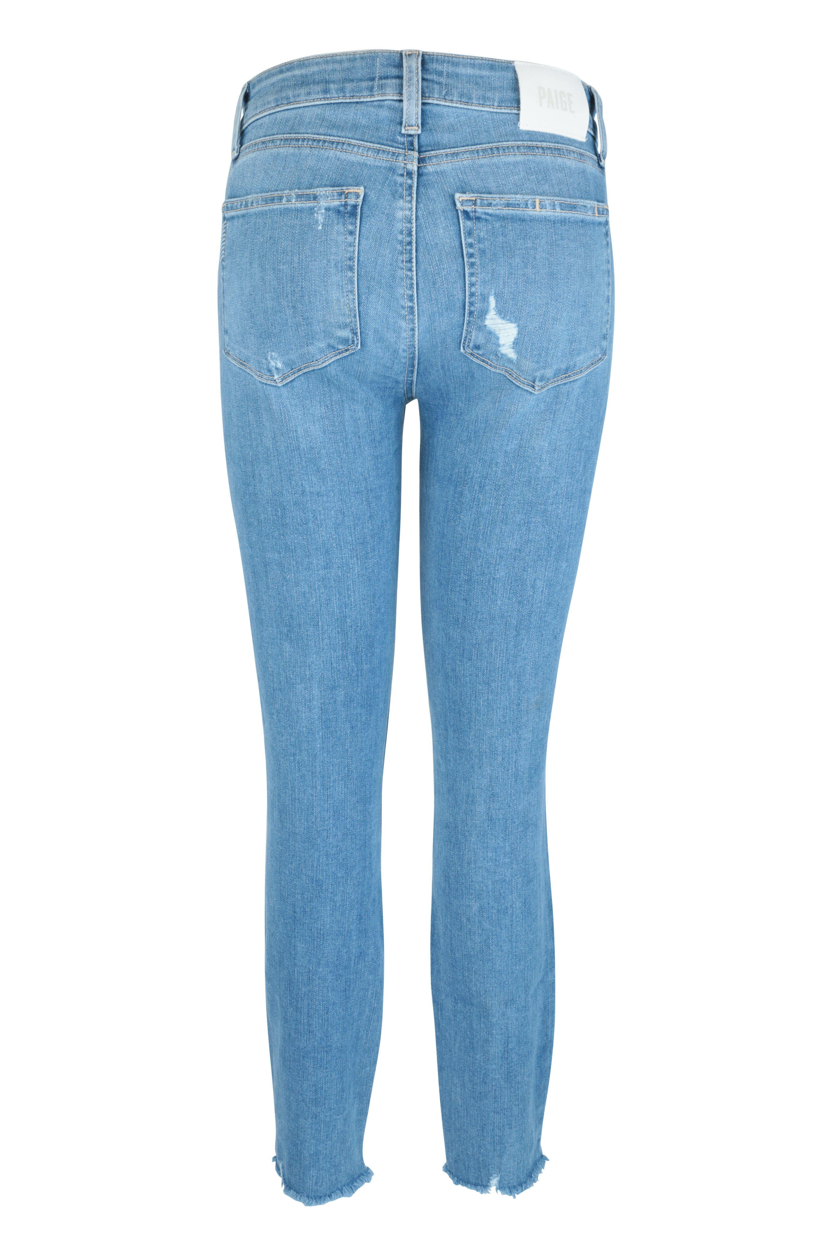 Paige - Verdugo Light Blue Mid-Rise Skinny Jean | Mitchell
