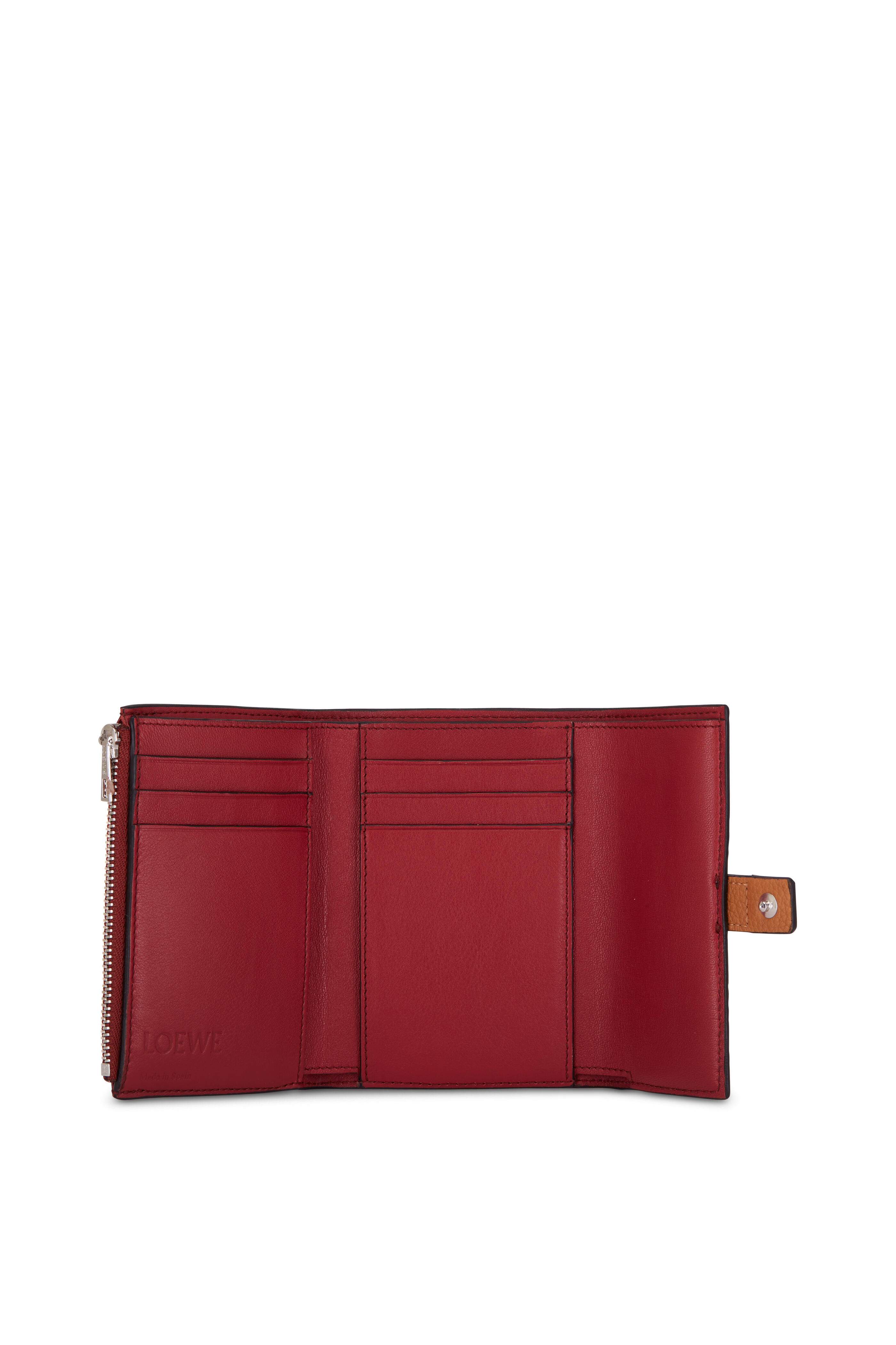 Loewe - Light Caramel & Pecan Leather Bi-Fold Wallet