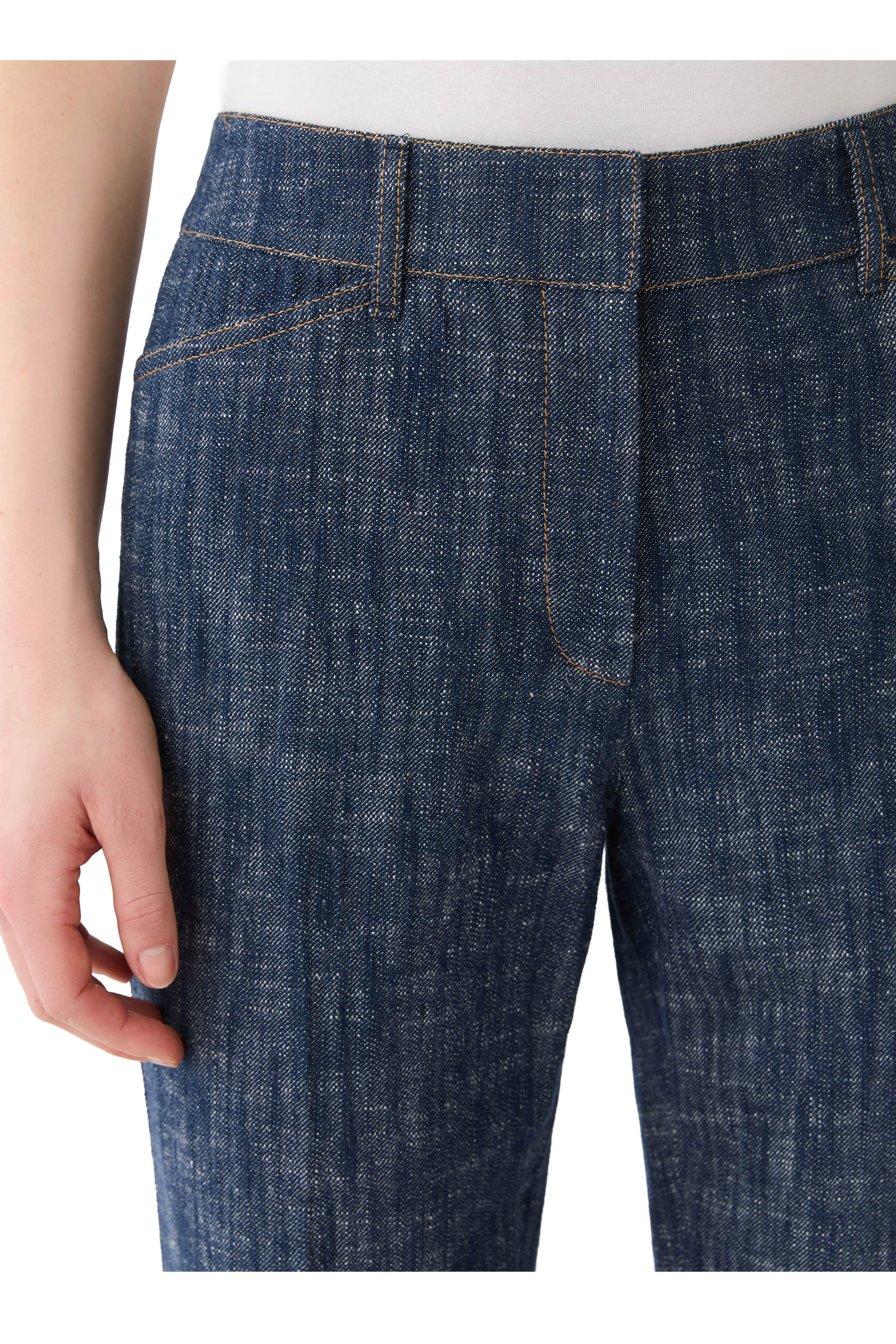 Lafayette 148 New York - Reade Indigo Flare Leg Pant - view 4