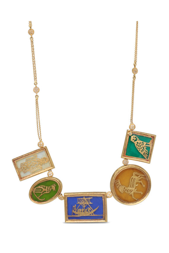 Coomi Thewa 5 Pendant Necklace - view 1