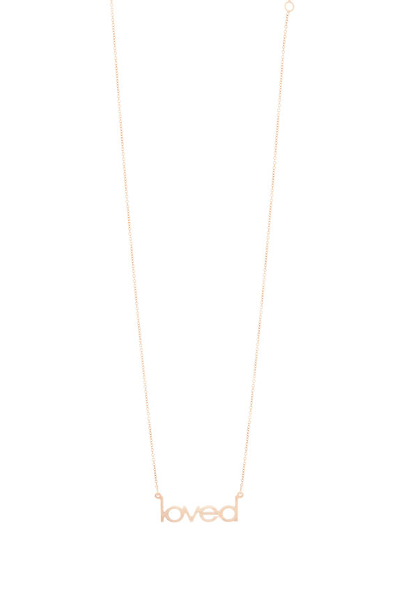 Genevieve Lau - Rose Gold Loved Necklace