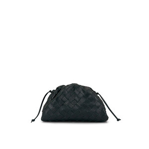 Bottega Veneta ブラック スモール Helmet 巾着バッグ Bottega Veneta ブラック スモール Helmet 巾着バッグ