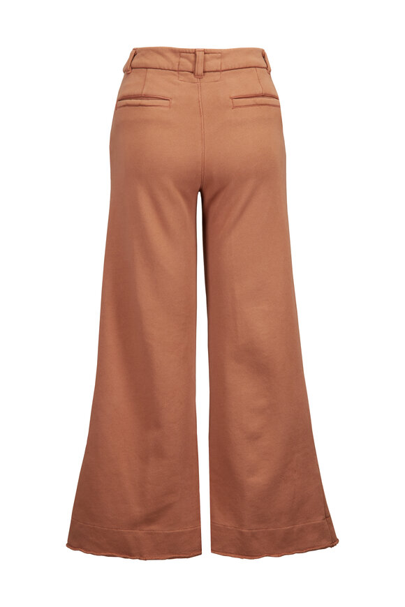 Frank & Eileen Riley Chai Brown Wide Leg Cropped Pant - view 2