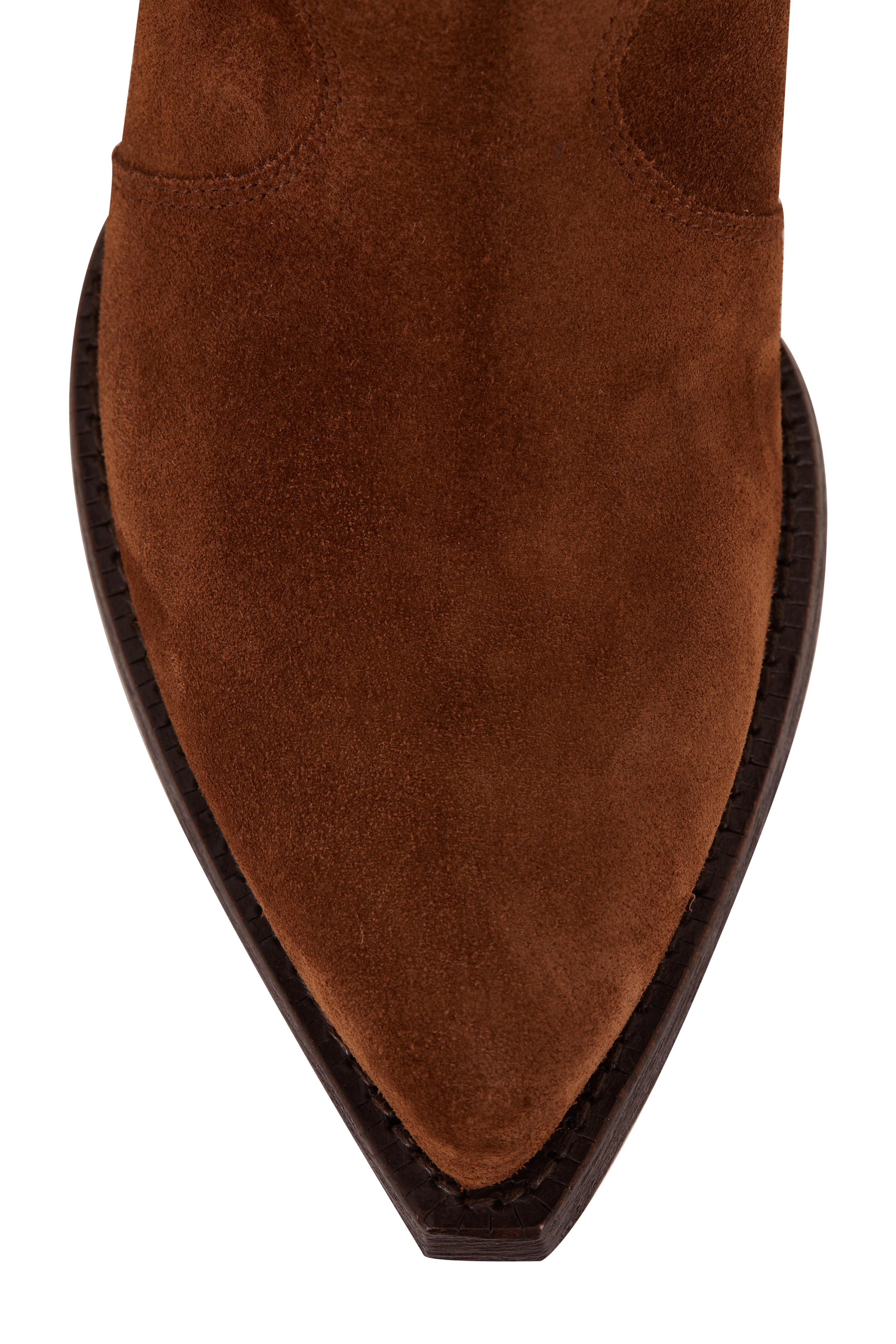 Saint Laurent - Houston Land Suede Western Boot, 40mm