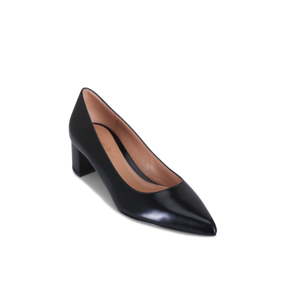 VIP【関税送料無料】希少 GIANVITO ROSSI BLACK LEATHER PUMPS VIP【関税送料無料】希少 GIANVITO ROSSI BLACK LEATHER PUMPS