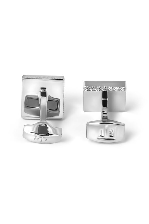 Tateossian - Prince Of Wales Tweed Enamel Cufflinks