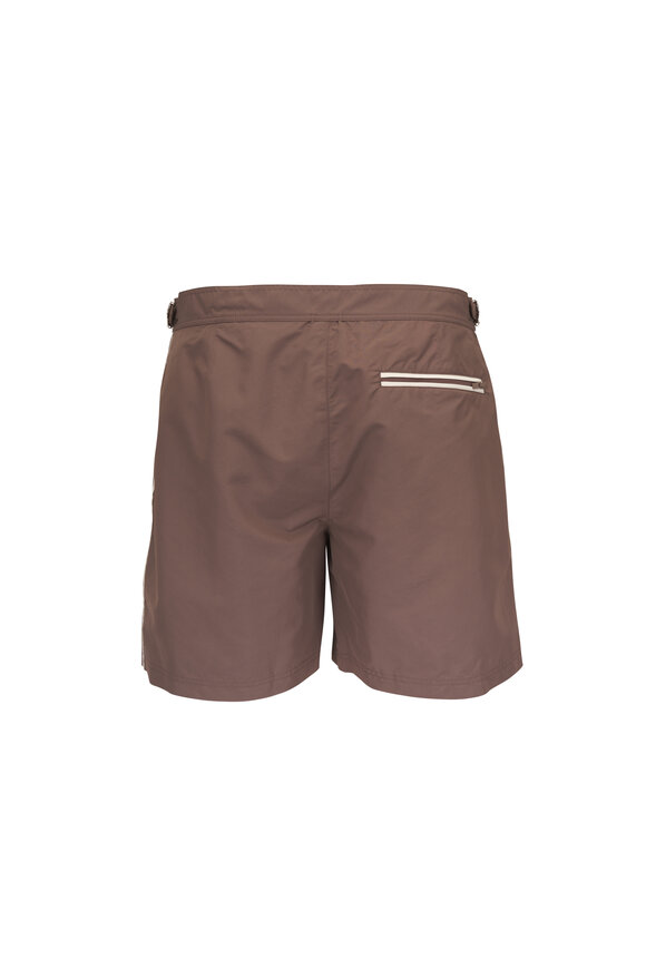 Brunello Cucinelli Hazelnut Swim Trunks - view 3