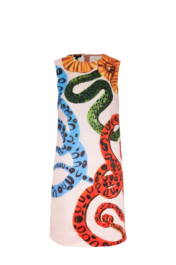 Escada - Dinisa Snake Print Sleeveless Dress