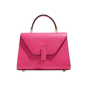 Valextra - Iside Mirco Top Handle Bag in Bubblegum