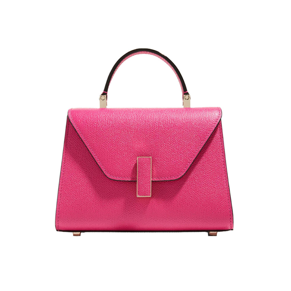 Valextra - Iside Mirco Top Handle Bag in Bubblegum