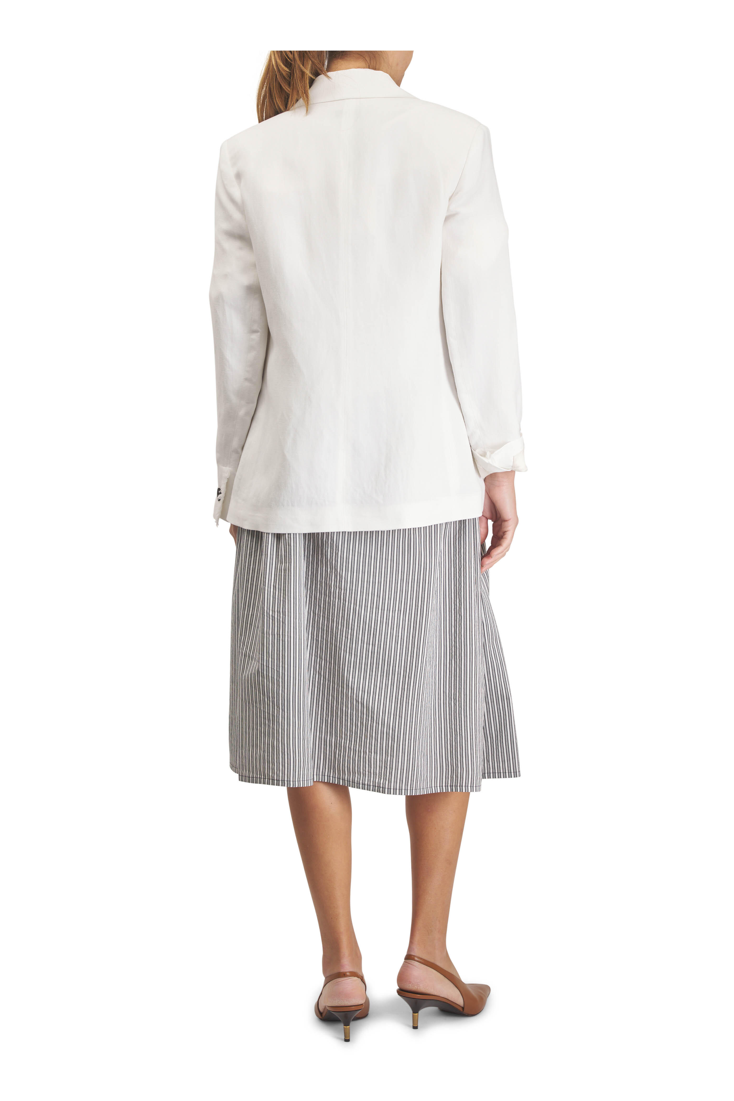 Antonelli - Finnegan White Fringe Trim Jacket