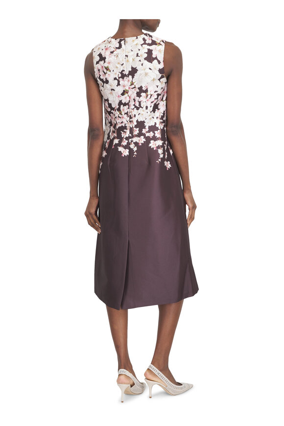 Sachin Babi Sutton Brown Beaded Neck Midi Dress - view 4