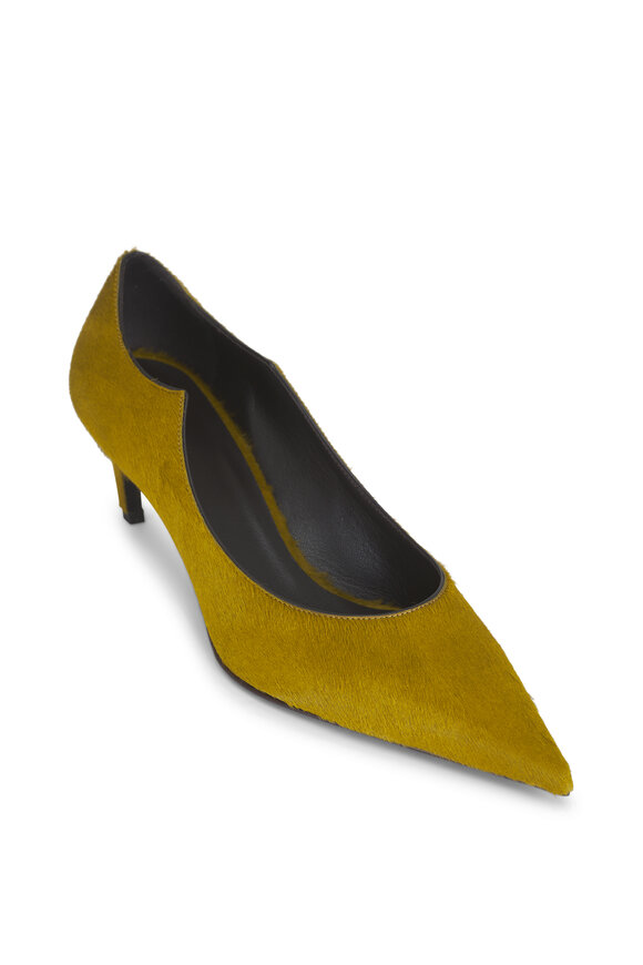 Khaite Valerie Golden Olive Pump, 55mm - view 1