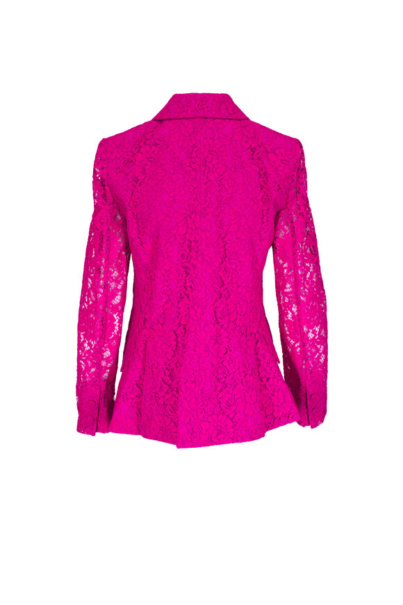 L'Agence - Chamberlain Light Ruby Lace Blazer