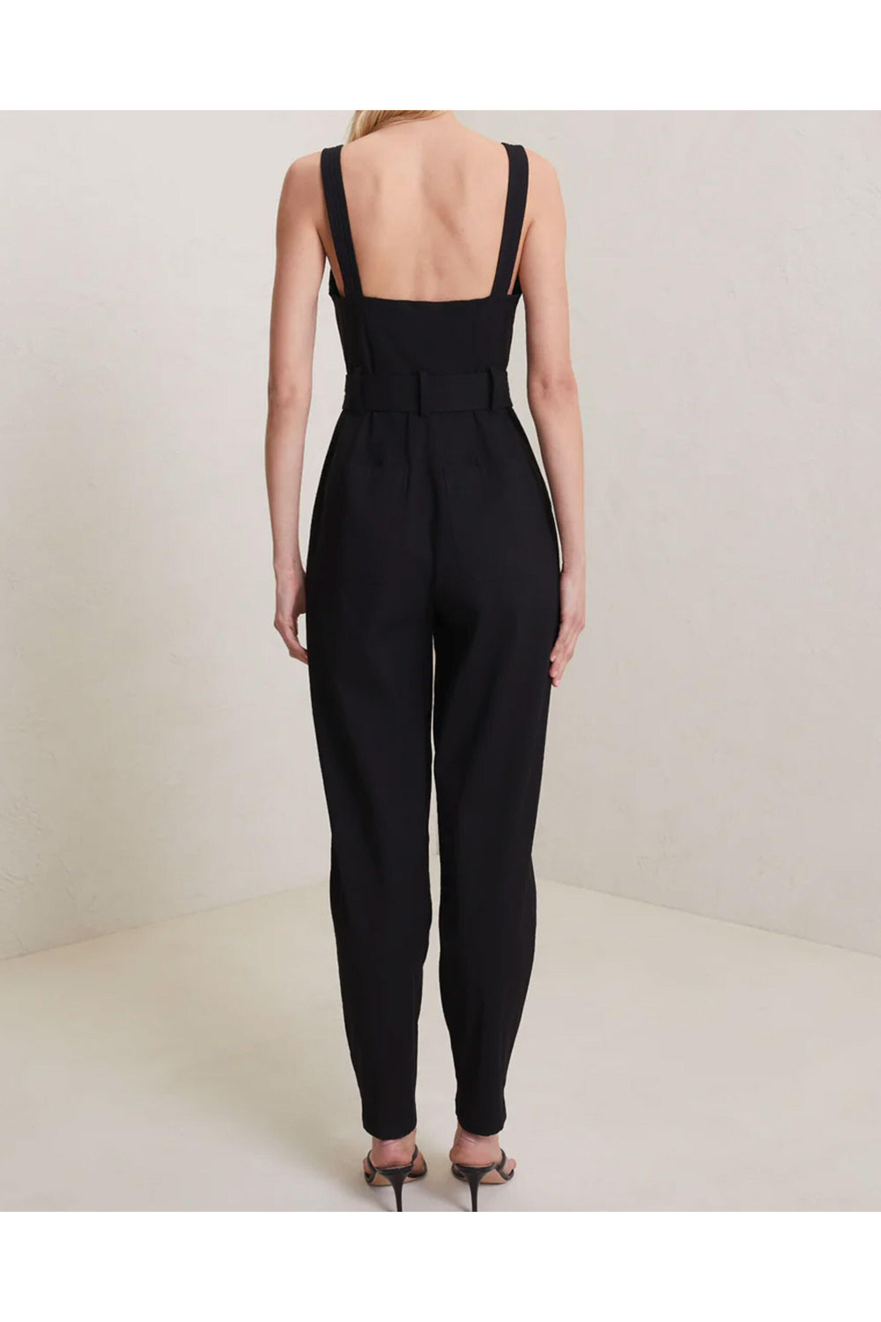 A.L.C. - Black Carmen Jumpsuit