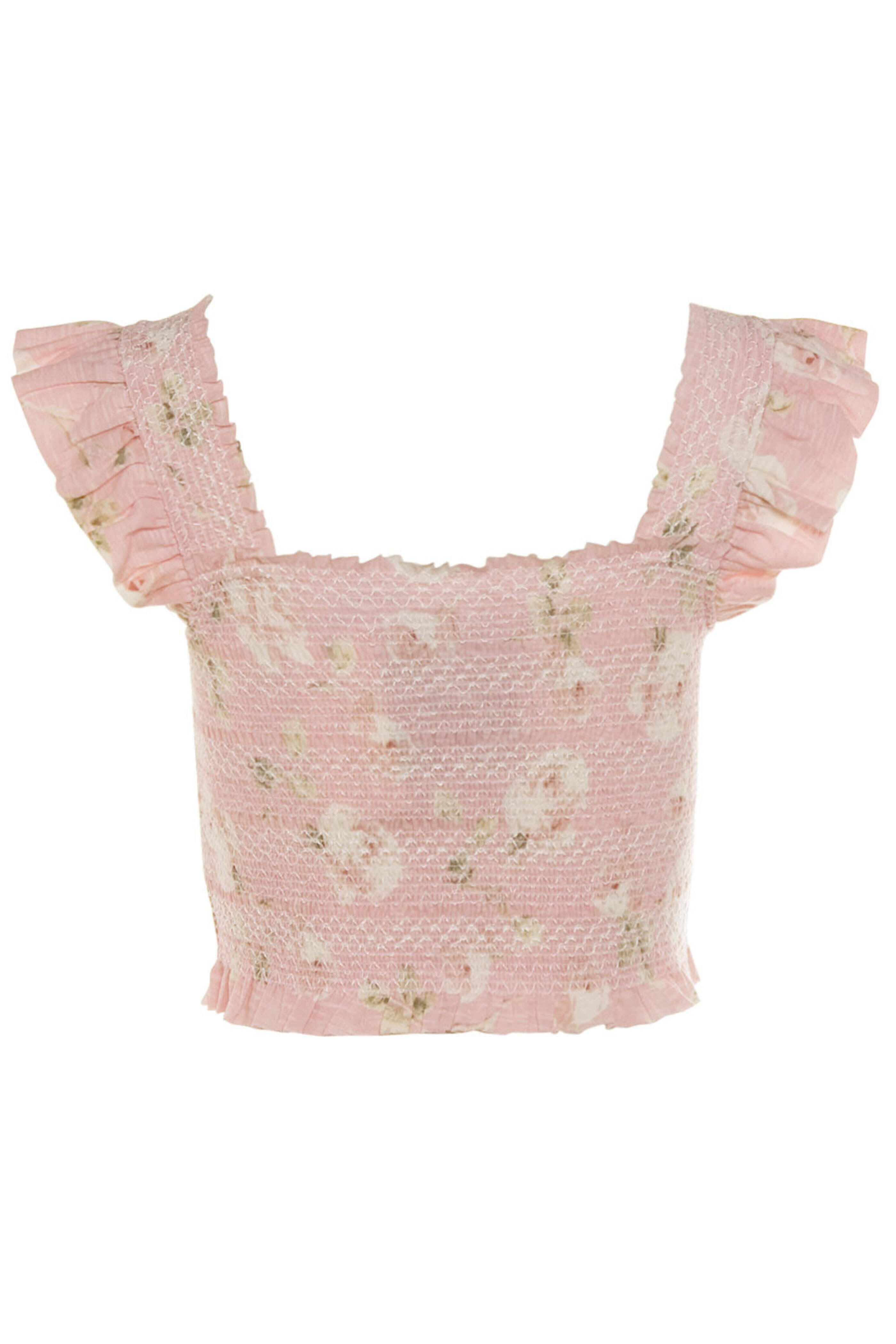 Loveshackfancy - Ballet pink Dallen Top