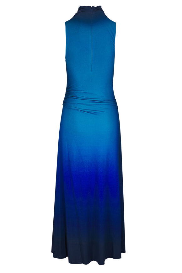 Jonathan Simkhai - Aldina Teal Sleeveless Midi Dress