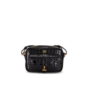 ショルダーバッグ・ポシェット TOM FORD SS25 Tom Ford Bags.. Black (L1841 LCL395X1N001) Tom Ford - T Twist Black Leather Medium Crossbody Bag