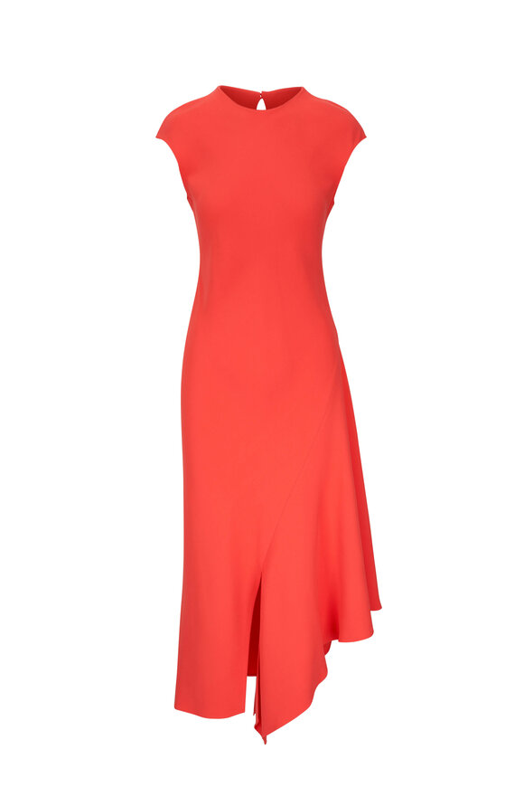 Lafayette 148 New York - Dayglow Asymmetric Cap Sleeve Dress