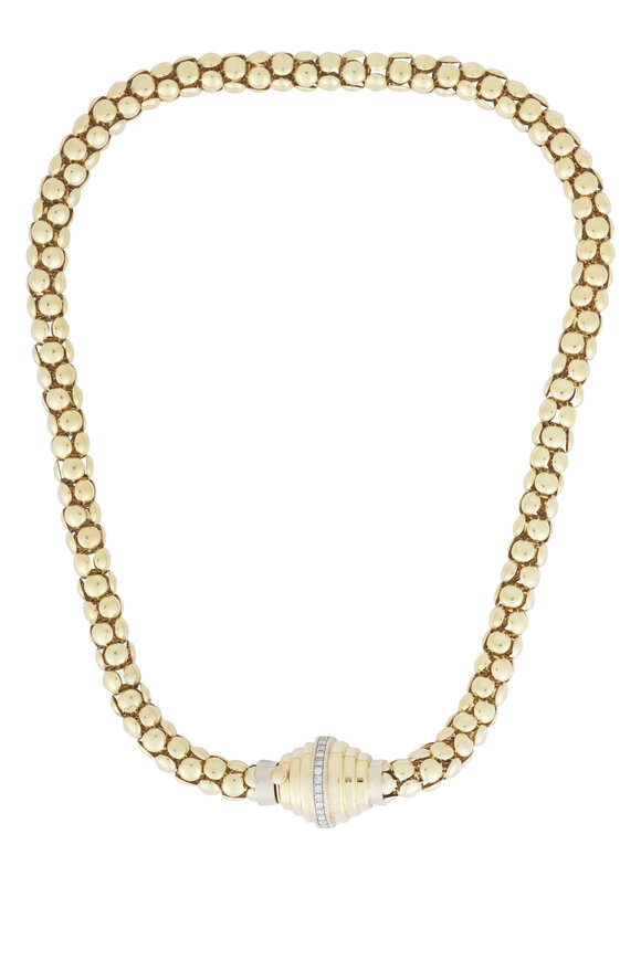 Courtney Davis Two Toned Popcorn Chain Necklace - view 1